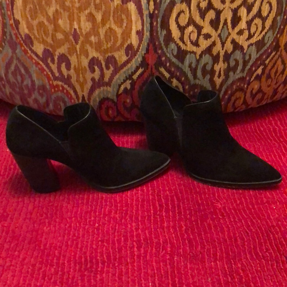 Vince Camuto Suede Slip-On Shooties - Cintella